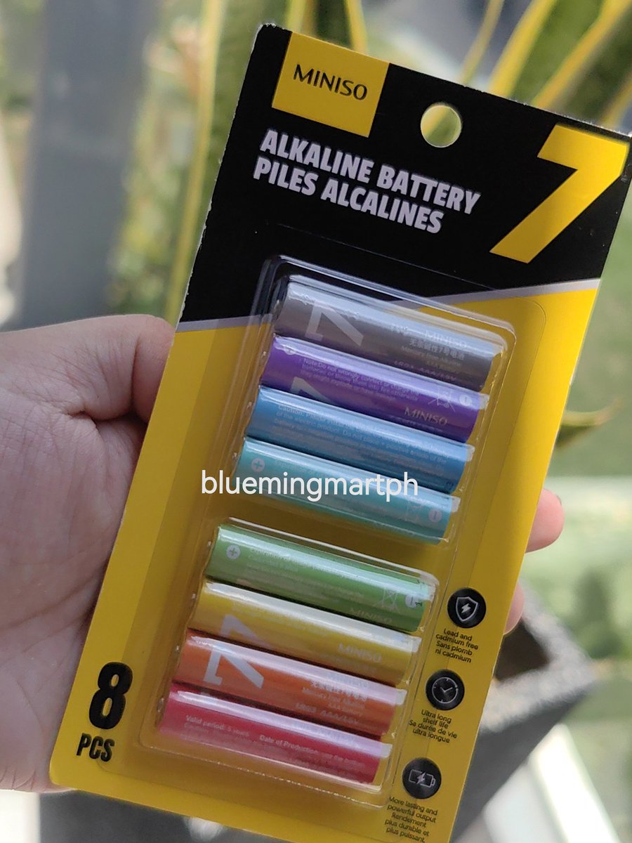 I will also sell Miniso Alkaline batteries on dday (tingi)

3 PCS. Alkaline Batteries for only 60.00 pesos 💜