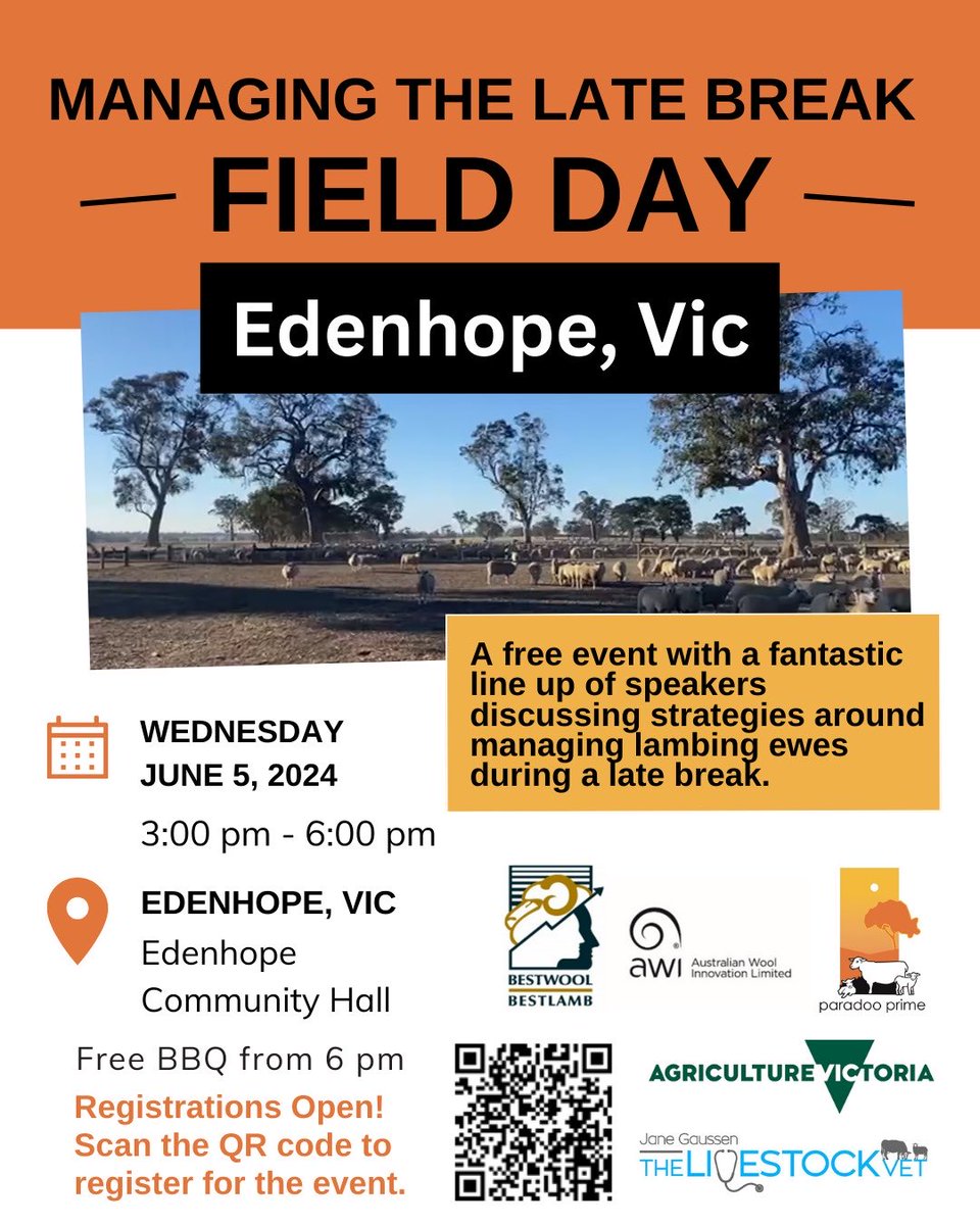 Updated version of our late break field day.
Scan the code for bookings👍