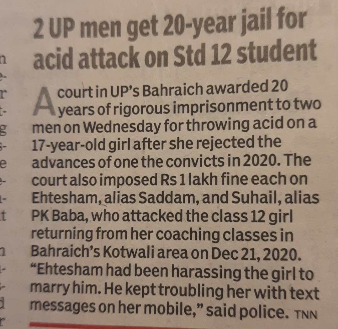 Names: Ehtasham alias Saddam
Sohail alias PK baba

Ehtasham Threw acid on a 17 year old girl for rejecting him. In 2020