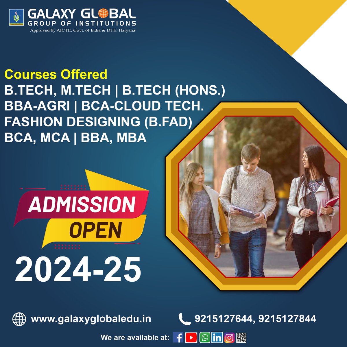 'Education is the movement from darkness to light.' - Allan Bloom #bba #bca #fashiondesigning #btech #mtech #mca #mba #bharmacy #dpharmacy #admissions2024 #agribusiness #cloudtechnology #informationsecurity #gggi #haryanacollege #ambala