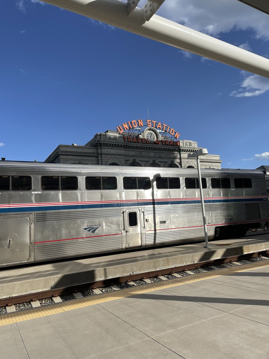 Forgot to post, but my @Amtrak California Zephyr experience DEN-CHI on Sunday was the best I’ve had on a long distance train in quite some time. -Super on time -Windows were washed in Denver -Every staff member was friendly and professional I hope this trend continues!