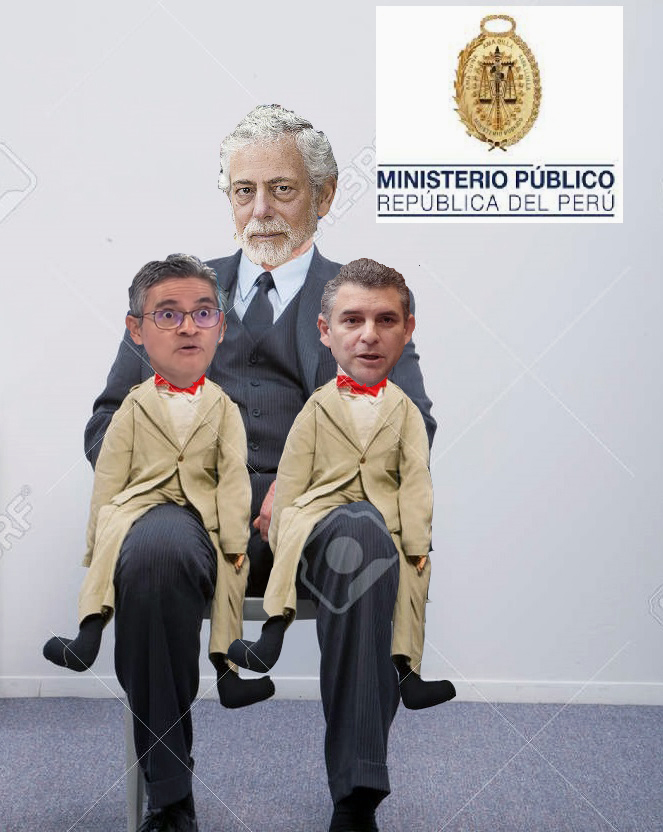 José Domingo Pérez y Rafael Vela LOS MUÑECOS DE Gustavo Gorriti, si estos no van presos VILLENA Debe ser procesado. #BetoASaber