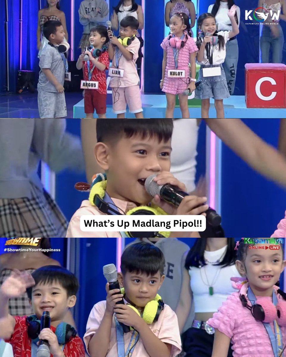 OMG present si Baby Lian ngayon sa #ShowtimeYourHappiness , ang cuteeee ipasok na rin yan sa #GoinBulilit Bahagi rin ito ng -> tinyurl.com/RegaloNiMemeKa…