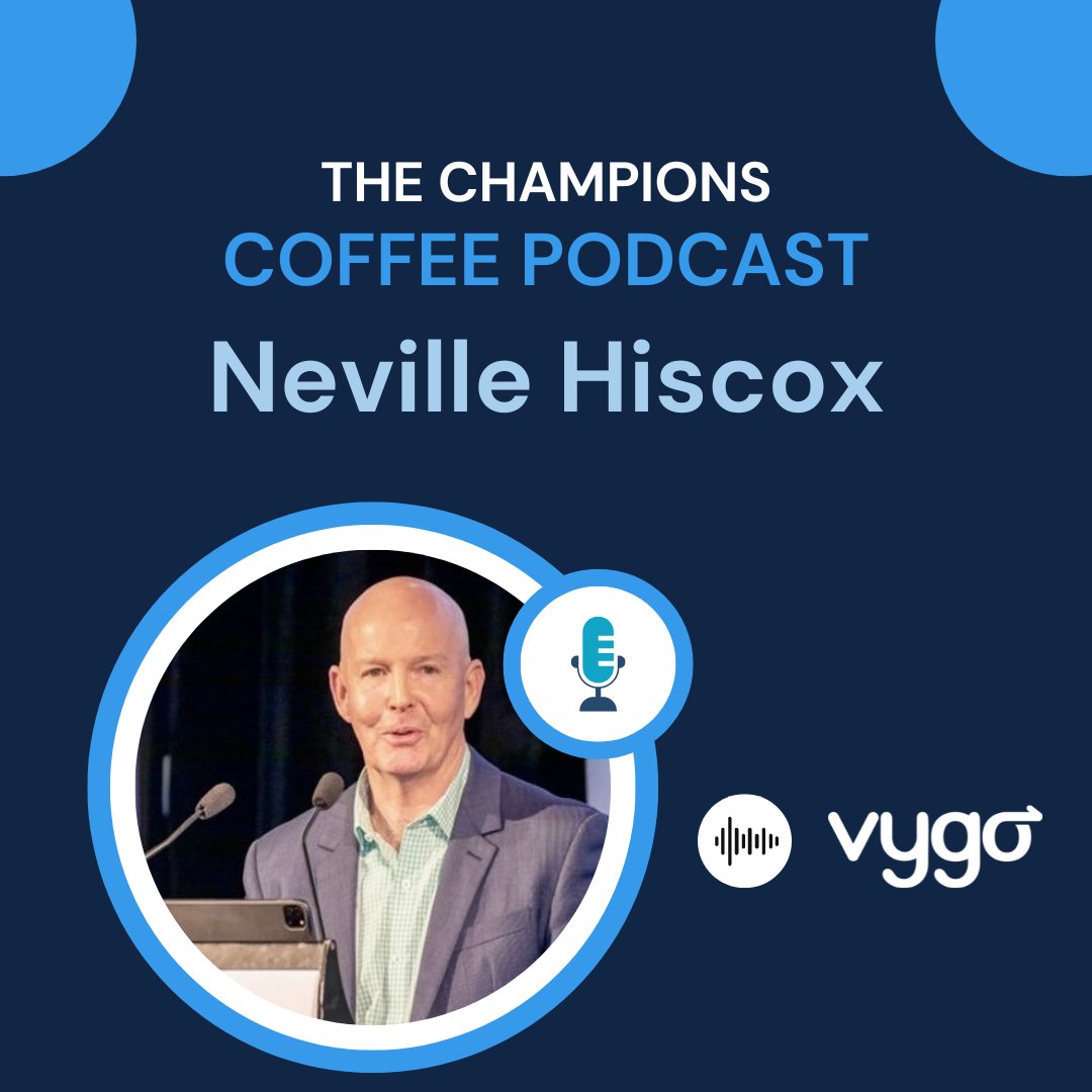 Join the conversation with Neville Hiscox from Curtin University on the Champions Coffee Podcast with Ben Hallett as they explore his insights on delivering innovative services in the higher education space.

Tune in for this episode on Spotify - spoti.fi/3UZQKNX

#vygo