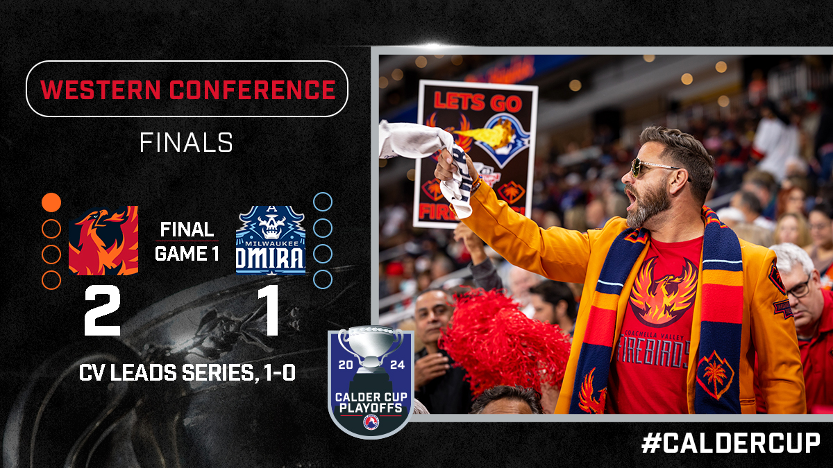 Blazing Birds. 

<a href="/Firebirds/">Coachella Valley Firebirds</a> | #CVvsMIL | #CalderCup