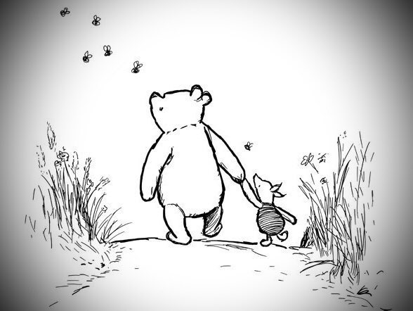 „Welchen Tag haben wir?“ fragte Pooh

 „Es ist heute.“ sagte Ferkel

„Mein Lieblingstag ❤️.“ sagte Pooh