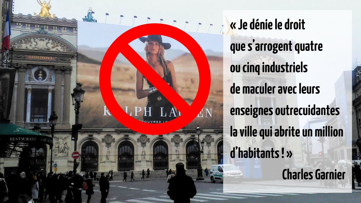 #StopPubsGéantes : rassemblement contre les bâches publicitaires monumentales. Rendez-vous ce samedi 1er juin 16h devant l'Opéra Garnier.
📢👉antipub.org/1er-juin-rasse…
Avec <a href="/RAP_Asso/">Résistance à l'Agression Publicitaire</a> <a href="/Paris_RAP/">Résistance à l'Agression Publicitaire - Paris</a> <a href="/SPPEF/">Sites & Monuments</a> <a href="/PaysagesdeFranc/">Paysages de France</a>