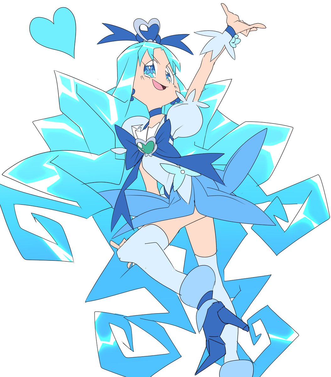 Maddiebova's tweet photo. Can't sleep, here's Marine because I always default to drawing her when I'm doodling💙
#Precure #heartcatch https://t.co/vKJlLxtsaH