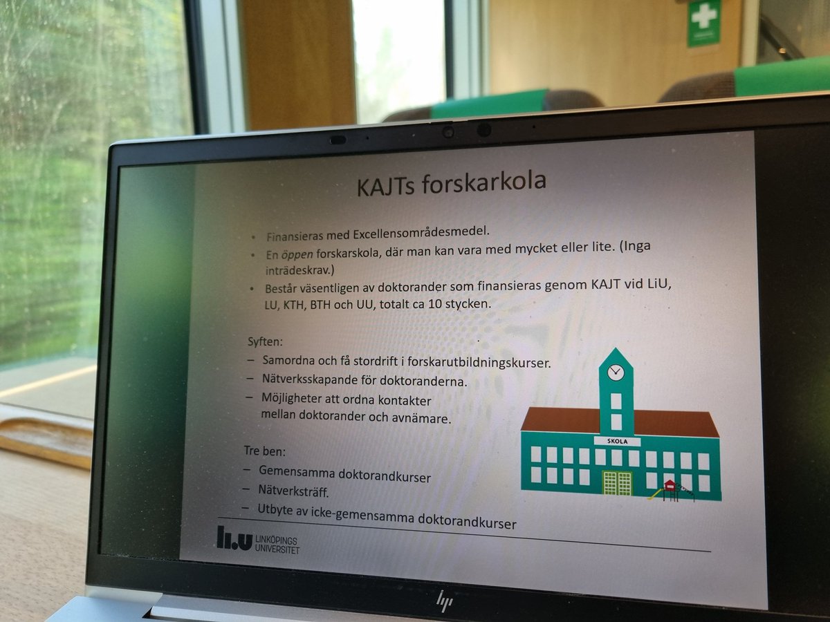 LiU Railway & Public Transport (@liu_jvgkoll) on Twitter photo Idag åker vi upp till <a href="/Trafikverket/">Trafikverket</a> i Solna för att delta i en workshop om järnvägsteknisk systemkompetens tillsammans med kollegor från <a href="/KTHuniversity/">KTH Royal Institute of Technology</a>. Vi ska berätta om hur vi jobbar med forskarutbildning inom #KAJT, kajt.org. Idag åker vi upp till <a href="/Trafikverket/">Trafikverket</a> i Solna för att delta i en workshop om järnvägsteknisk systemkompetens tillsammans med kollegor från <a href="/KTHuniversity/">KTH Royal Institute of Technology</a>. Vi ska berätta om hur vi jobbar med forskarutbildning inom #KAJT, kajt.org.