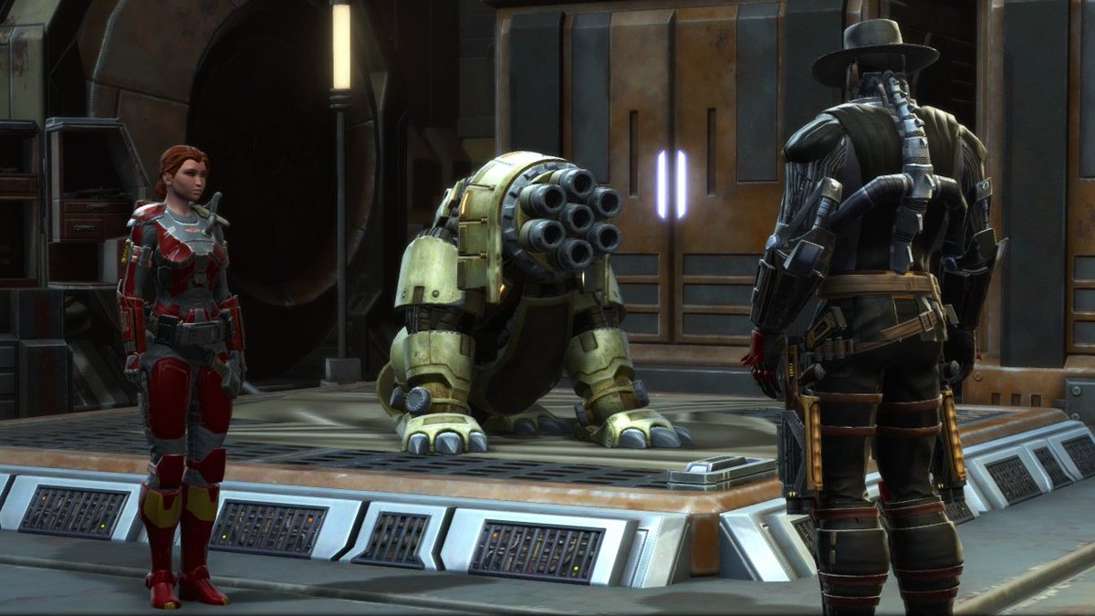 mordorgeist's tweet photo. #SpoilerAlert #SWOTR #Basilisk β οΈπ¨
Started the Bessi venture on my BH Mordorgeist after I did my first Desperate Defiance run. This is going to be a grind, but fun and I get a gun face puppy afterwards! #winwin
Also finished up my Cyborg Cowboy #SpaceBarbie for this venture. https://t.co/p9yeKvqrOJ