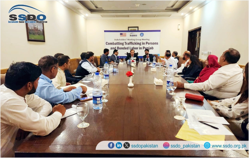 Stakeholders unite at the Sustainable Social Development Organization's Working Group Meeting to combat trafficking in persons and bonded labor in Punjab. Together, we can make a difference.
#EndHumanTrafficking #CombatBondedLabor #SSDO #PunjabProgress #CommunityCollaboration