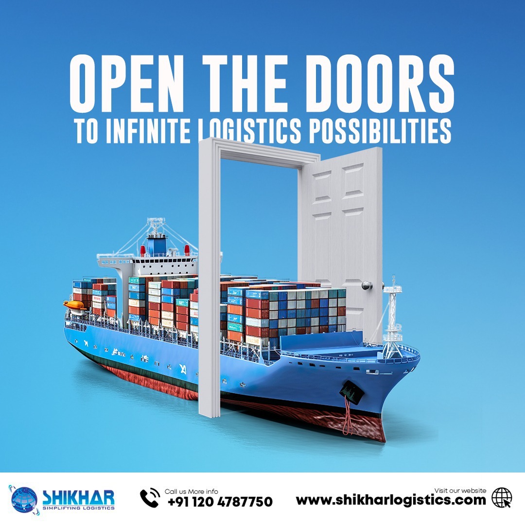 Ready to explore a world of seamless #logisticssolutions? At #ShikharLogistics,we're unlocking the doors to endless possibilities for your #supplychain needs. #Logistics #FreightForwarder #Shipping #SeaFreight #AirFreight #Warehouse 
Visit bit.ly/3T458Fd
Call 01204787750