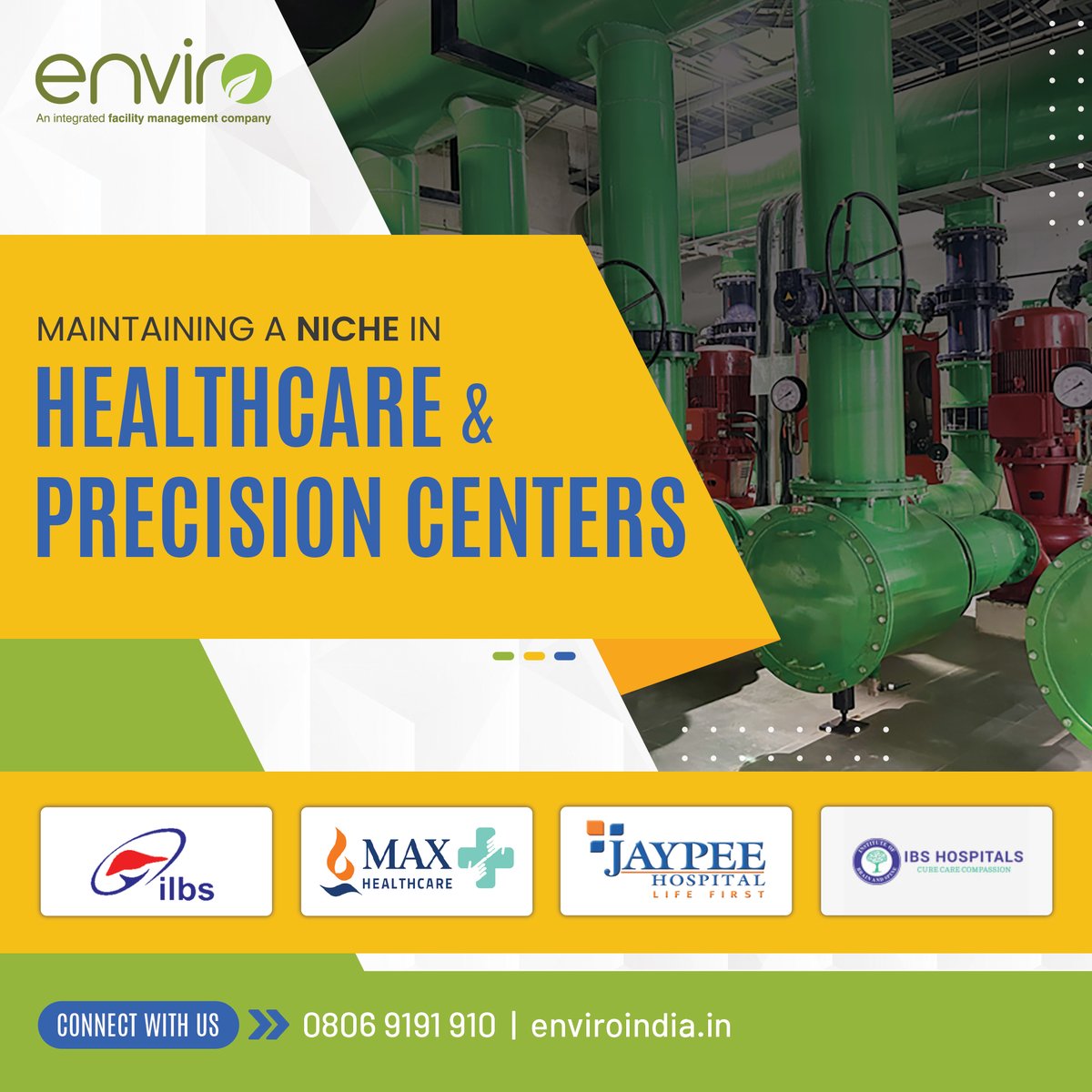 Ensuring #Health with #Excellence: Premier Facility Management for the #HealthcareSector #Client #Clientele #Healthcare #PrecisionCenters #Acknowledge #Enviro #FacilityManagement #IntegratedFacilityManagementServices #IFMS #BuildingMaintenance