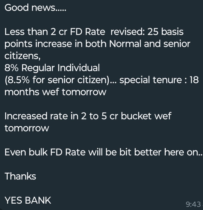 yesbank_victim's tweet photo. Frauds think time erases there misdeeds from people's mind
But @yesbank forgot that v r victims of #yesbank_at1_retail_fraud which destroyed many lives. We will surely get our money back and will not let other fall prey to ur fraud schemes

@pk63 
@RBI 
@RBIsays 
@SEBI_India https://t.co/LgwlMrxPgd