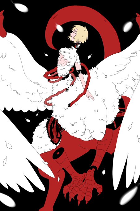 「feathers wings」 illustration images(Latest)