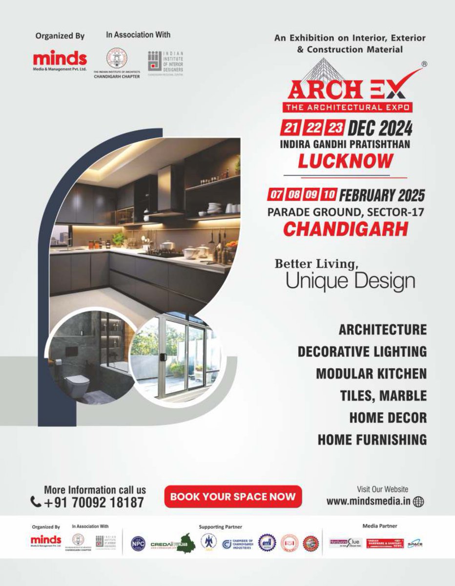 BOOK YOUR SPACE ARCHEX (THE ARCHITECTURAL EXPO)