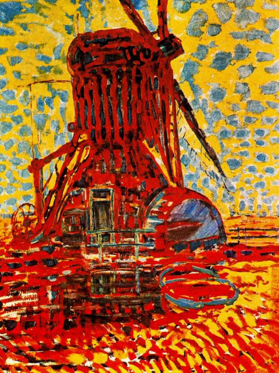 Piet Mondrian, Windmill in sunlight