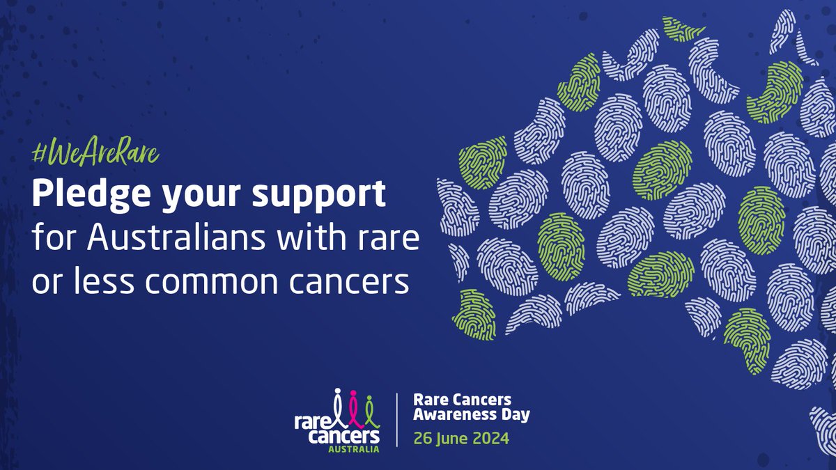 Rare Cancers Awareness Day is on 26 June. This year, we’re asking you to pledge your support for people living with rare and less common cancers, with a virtual fingerprint. Head to: bit.ly/4bAGqTF