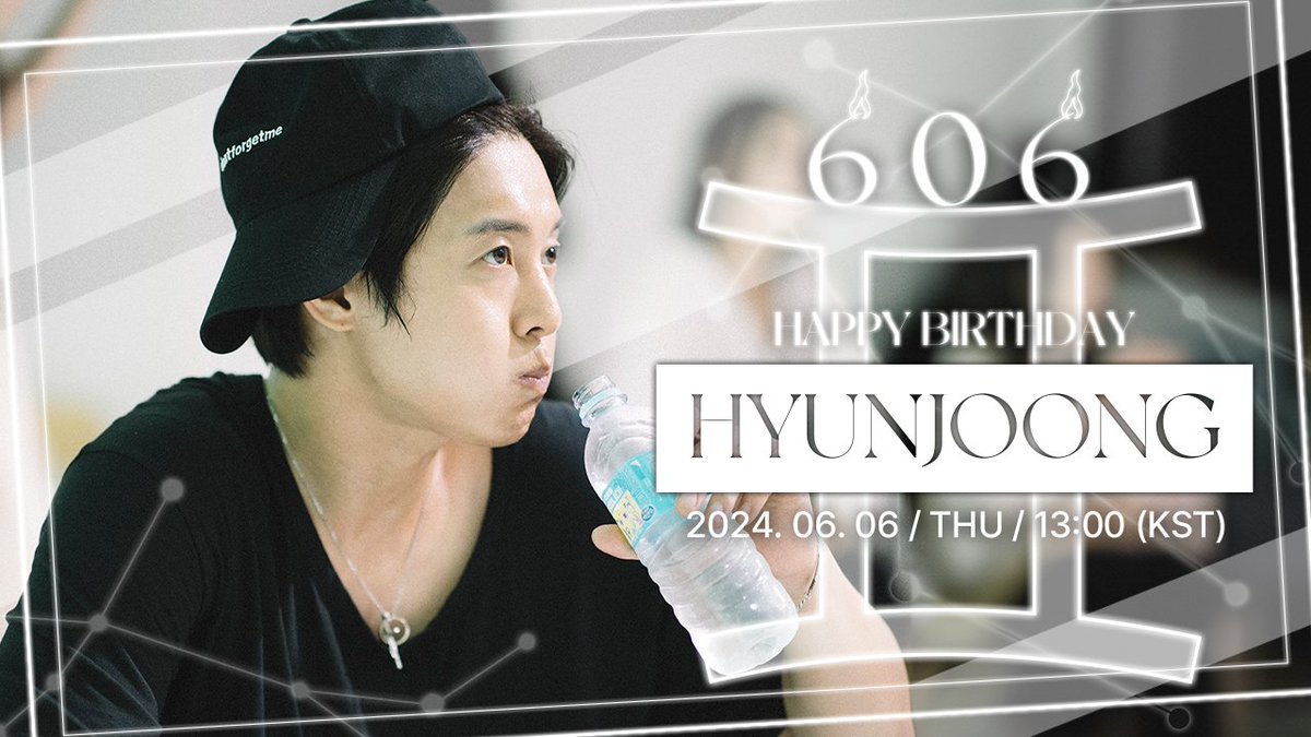 🎁𝘽𝙄𝙍𝙏𝙃𝘿𝘼𝙔 0606 𝙇𝙄𝙑𝙀 𝙊𝙉 𝙞𝙣 2024🎁

▁▂▃▅▆▓▒░✩⃛
2024.06.06 13:00 (KST)

👽YOUTUBE HYUNJOONG CHANNEL 𝐂𝐎𝐌𝐈𝐍𝐆 𝐒𝐎𝐎𝐍!

💡NOTICE : en-hyun-joong.imweb.me/NOTICE/?bmode=…