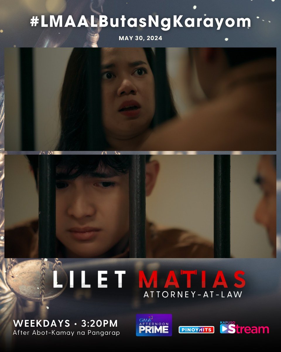 Tuluyan na bang makukulong si Inno? Abangan ang mainit na tapatan sa #LiletMatiasAttorneyAtLaw mamayang 3:20 PM sa GMA Afternoon Prime! Official Hashtag: #LMAALButasNgKarayom