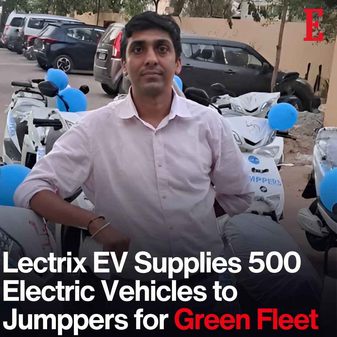 #Update Lectrix EV, a manufacturer of electric two-wheelers, joins forces with Jumppers, a last-mile delivery company. Read the story: ow.ly/QS6650S1xEb #SustainableBusiness #FutureOfTransport #ElectricMobility #LastMileDelivery #ElectricVehicles