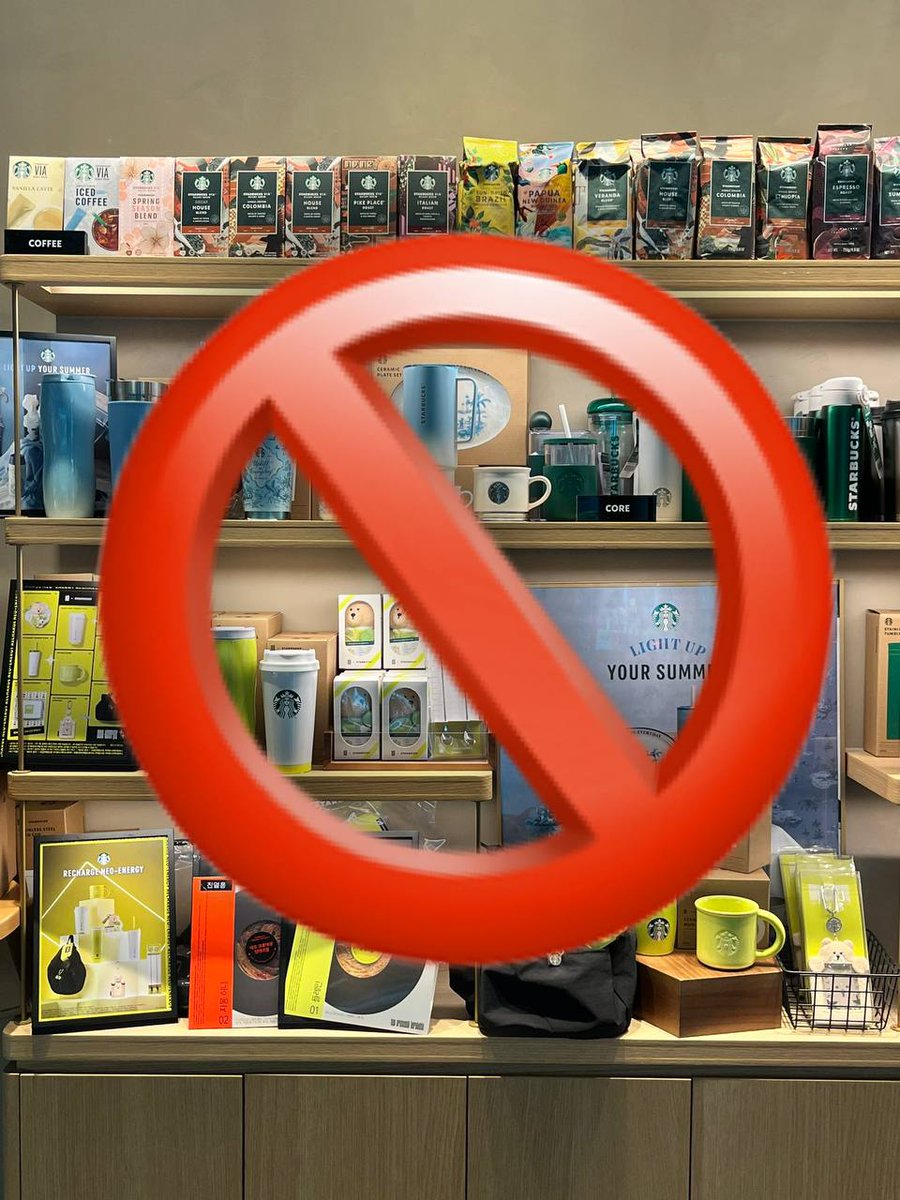 ‼️ MARKFS DROP AGAIN ‼️

❌️❌️❌️ NO HASHTAG ❌️❌️❌️

스타벅스 

스벅은 팔레스타인의 학살을 응원과 자금을 지원하고 있고 시즈니는 엔시티가 학살을 응원하는 브랜드와 연관되는 것을 원하지 않습니다!

<a href="/SMTOWNGLOBAL/">SMTOWN</a> <a href="/SMTOWN_Idn/">SMTOWN Indonesia</a> <a href="/NCTsmtown/">NCT</a>