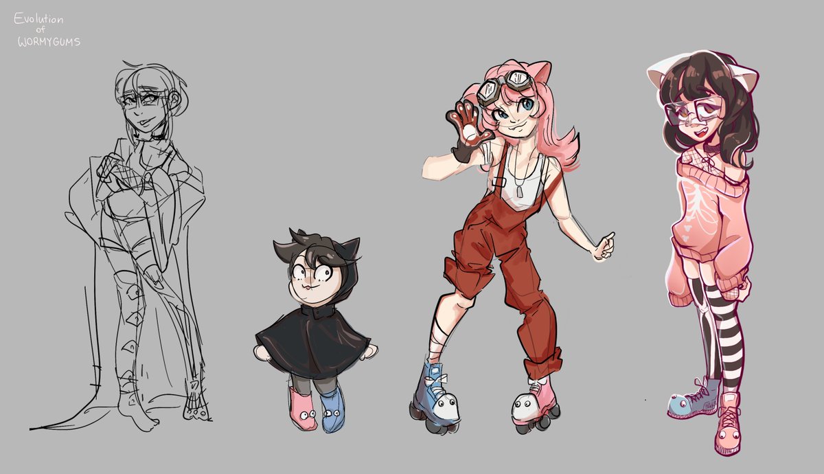 here's an evolution of my sonas lol which do y'all like the most?
i like how each of them aren't complete drawings to varying degrees and its also interesting seeing my style progression over time (despite having an inconsistent art style in general lol)