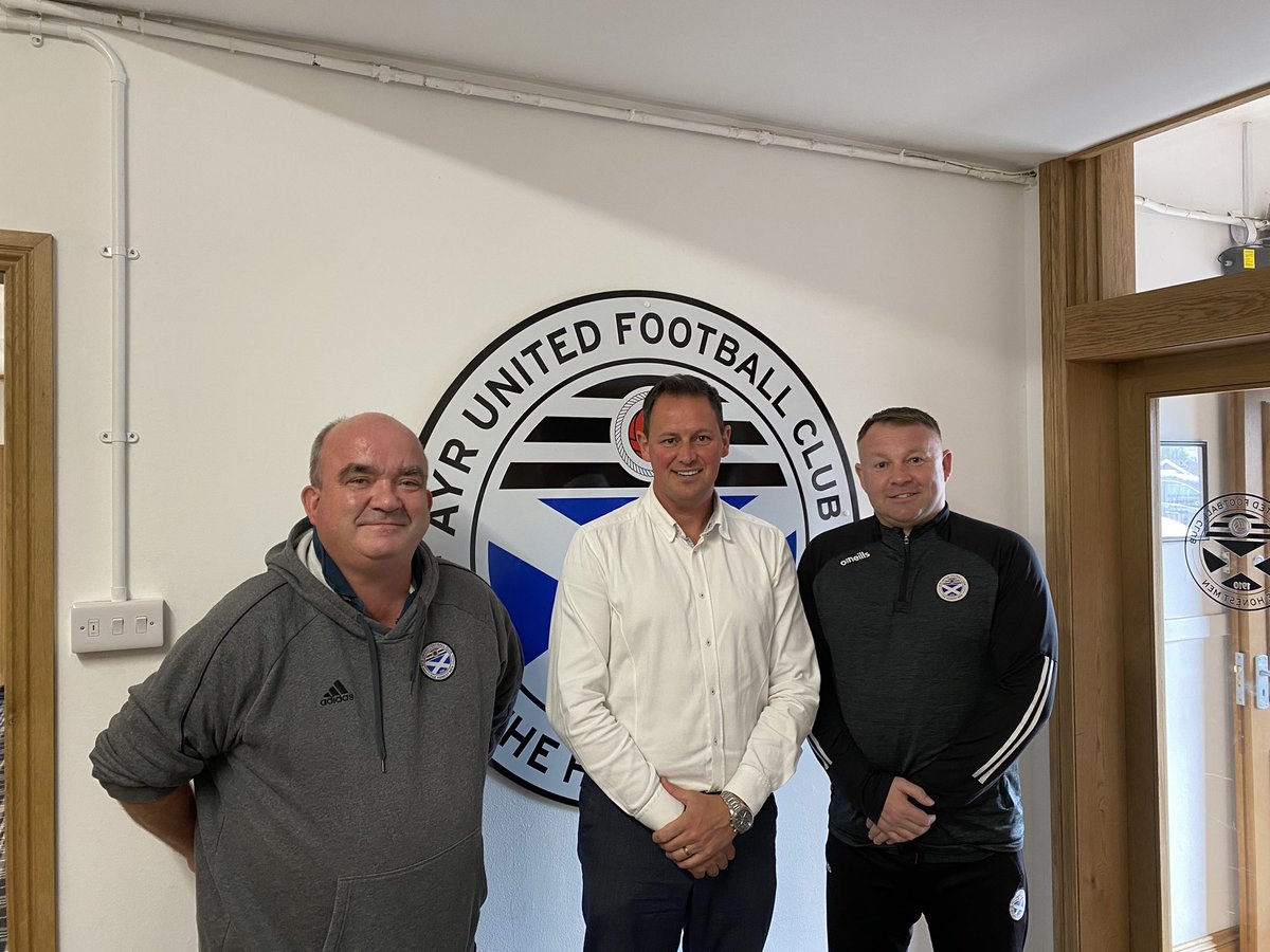 Derek Gall (@canicoaching) on Twitter photo We are delighted to announce a new partnership with <a href="/AyrUtdAcademy/">Ayr United Football Academy</a> today we met David White and Andy Downie from the Academy to see how we can support the great work that is already happening in South Ayrshire. We look forward to an exciting partnership. We are delighted to announce a new partnership with <a href="/AyrUtdAcademy/">Ayr United Football Academy</a> today we met David White and Andy Downie from the Academy to see how we can support the great work that is already happening in South Ayrshire. We look forward to an exciting partnership.