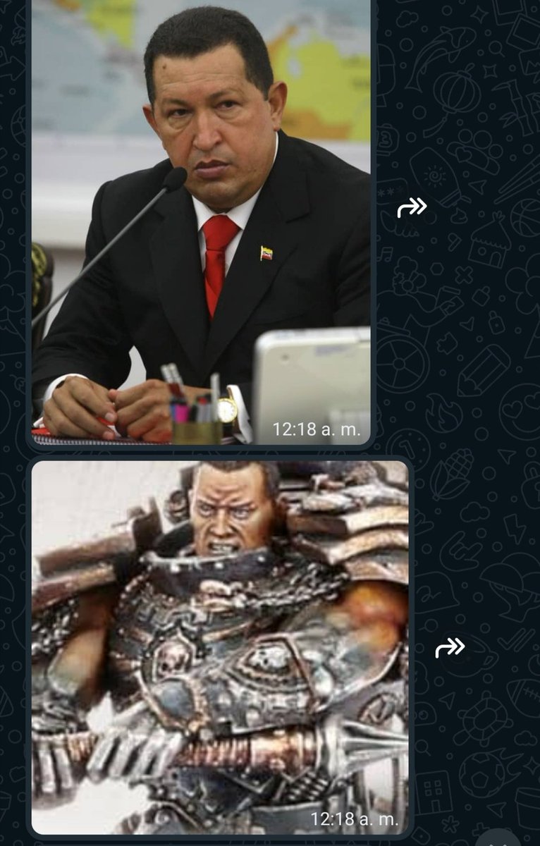 AIDODDark's tweet photo. El esposo descubrió que Ferrus se parece a Chávez 💀 https://t.co/9wOFRexSOO
