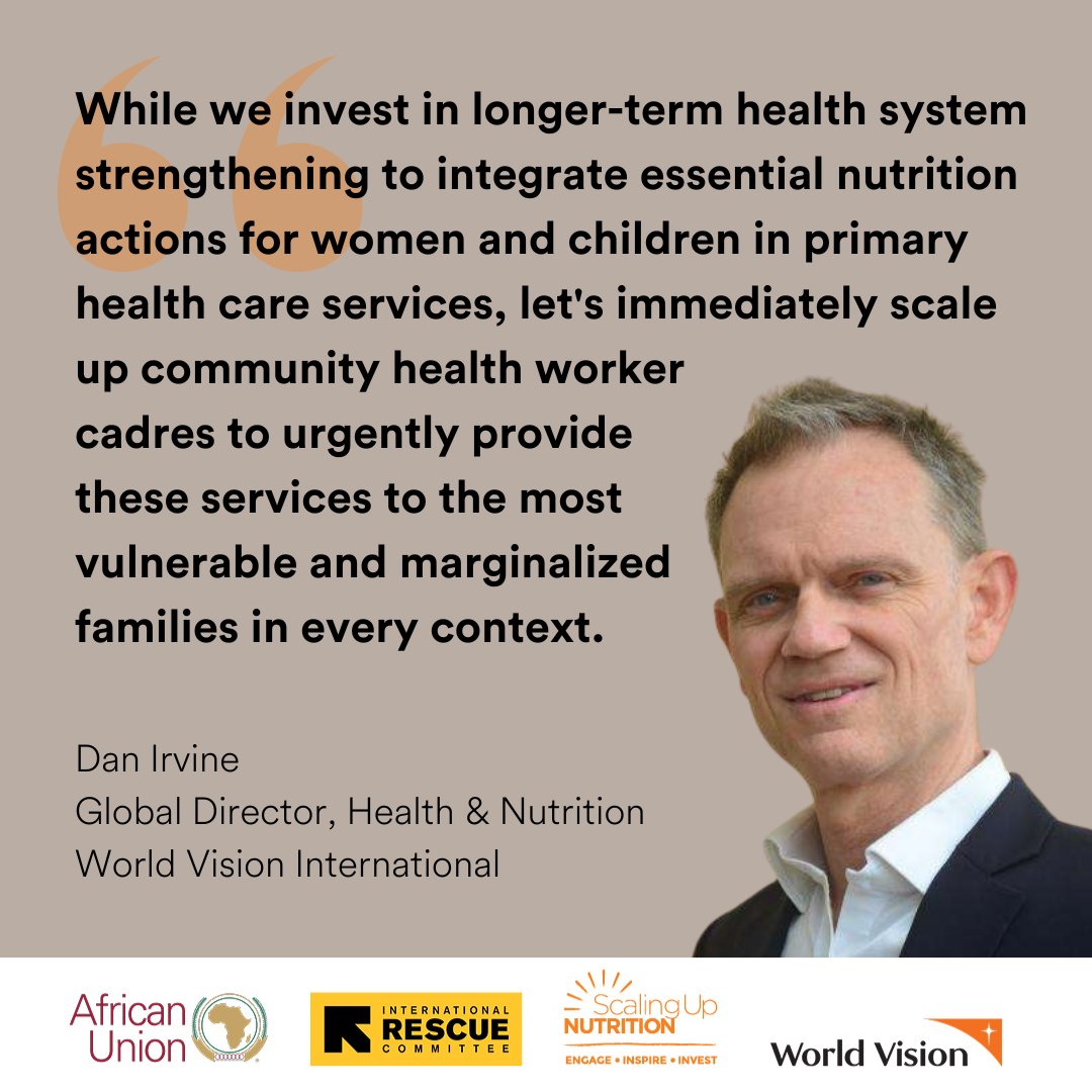 We urge investment in community health workers to deliver essential nutrition services!

Learn more about our role at this year's #WorldHealthAssembly: bit.ly/4bDAs4v

#WHA77 #HealthForAll #Nutrition4All #WorldVision
