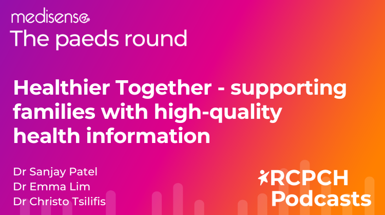 Listen to the new episode of The Paeds Round podcast! @doctorsanjay discusses the Healthier Together project with our hosts @ejlim8 and @christotsilifis. Listen: bit.ly/RCPCH-paeds-ro… @JonnyGucks @HTBNSSG @HT_NENC @Health_2gether