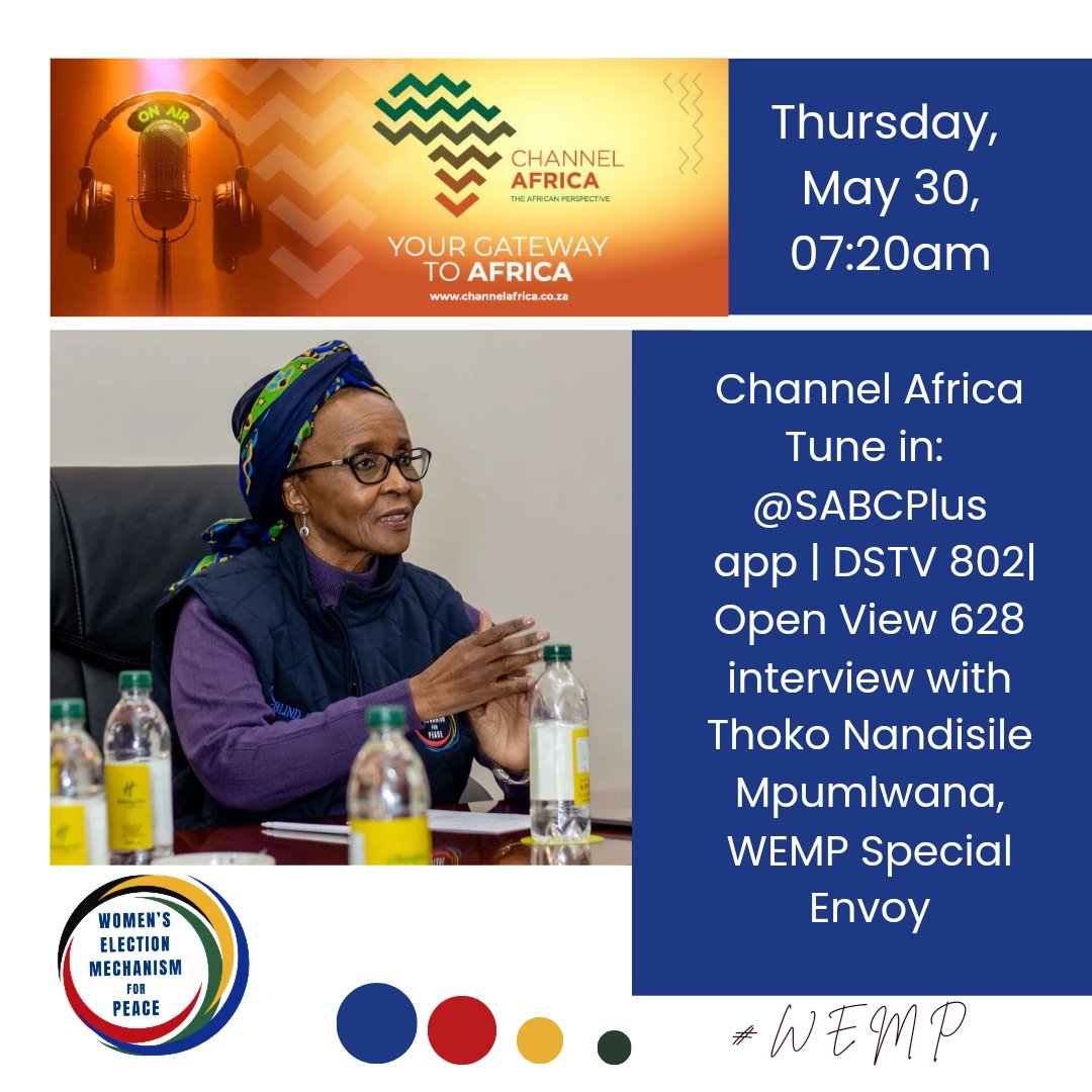 _IJR_'s tweet photo. Thoko Mpumlwana, #WEMP Special Envoy says #SAElections2024 mood was very good, despite small incidents.
@profcherylh1 @InfoHurisa @sawid
@channelafrica1 https://t.co/H9tB3uDMWg