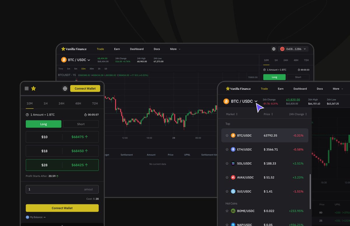 Superp_xyz's tweet image. At Vanilla Finance, we offer DeFi solutions unlike anything seen in Web3!

Users can buy 1 BTC Option for as little as $10 USDT and earn infinite profits, get ready to join Vanilla Finance and find out how to fill your bags.🚀

#DEX #VanillaFinance #Crypto #Cryptoexchange #BTC