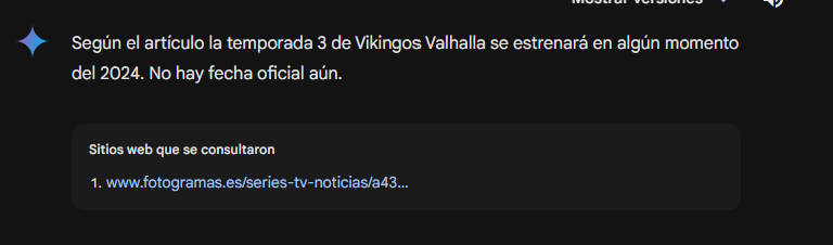 marhabed's tweet photo. Por si a alguien le sirve: Intenté ver un artículo de @fotogramas_es sobre la temporada 3 de Vikingos Valhalla. Me recibió con un pop-up que tenía que suscribirme. Le pasé a la liga a Gemini de @Google y me respondió esto... https://t.co/6zatUuAgwi