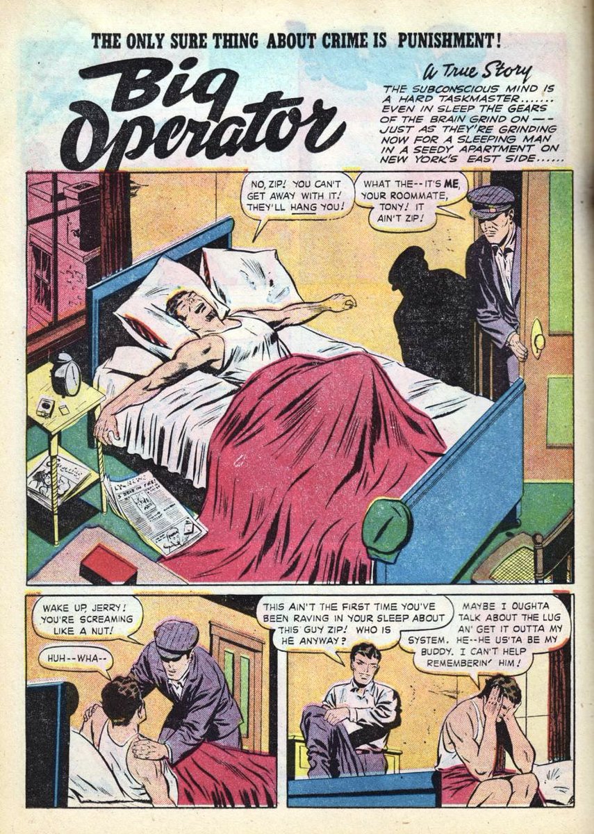 Pete Morisi 1949 Crime Detective Comics no 6 #CrimeComicsMonth