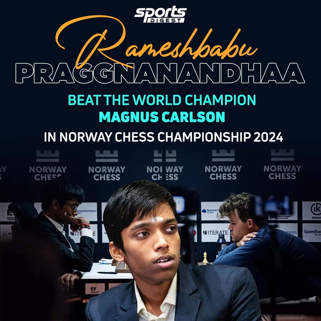 Indian Chess Grandmaster Praggnandha  has defeated the world Chess  Champion ..
Magnus Carlson ...

#NorwayChessChampionship  #Pragganandha #MagnusCarlson