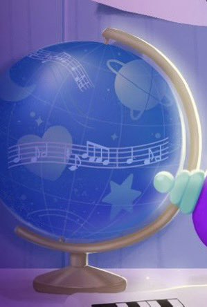 NEW WOOTEO POST!!! And if anyone was wondering, the music notes on the globe are the first line in the song The Astronaut. 😭😭😭