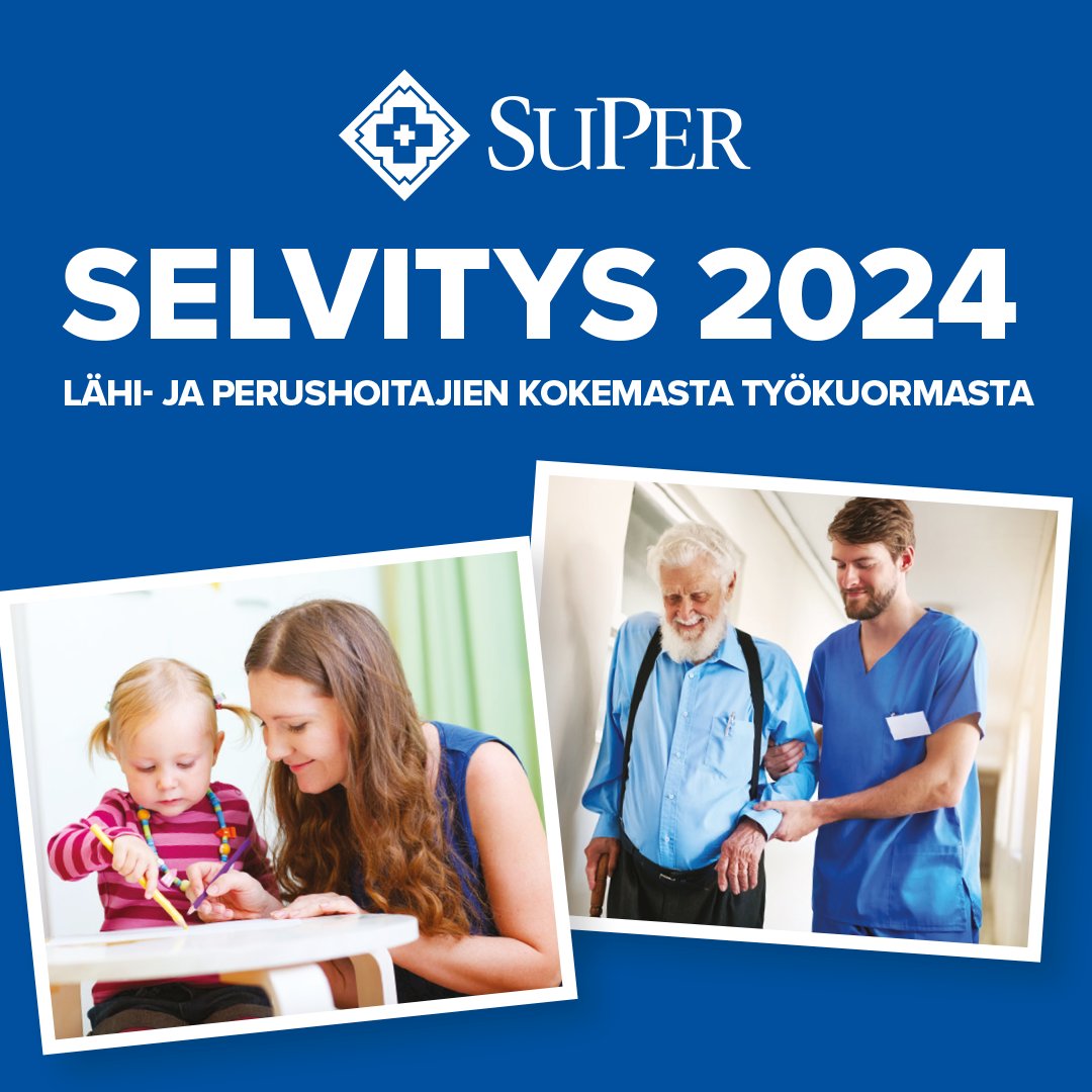 SuPerin työhyvinvointiselvitys: Lähihoitajien työhyvinvoinnissa lievää myönteistä kehitystä, vaikka edelleen 54% vastaajista kokee työnsä raskaaksi tai erittäin raskaaksi. 
– On tärkeää, että tämä myönteinen kehityssuunta jatkuu, pj. <a href="/SiljaPaavola/">silja paavola</a> sanoo. ▶️superliitto.fi/viestinta/tied…