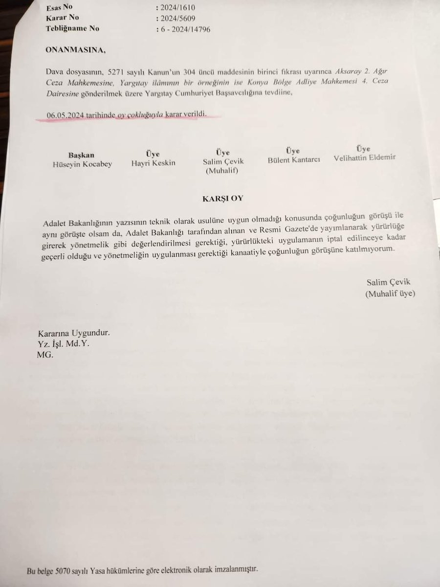 AHGAnkara's tweet photo. 📢 Yargıtay 6. Ceza Dairesi:

📌 "AAÜT, tavsiye niteliğindeki bir idari işlemdir. Ceza ve güvenlik tedbirleri ile diğer kurallar ancak kanunla düzenlenebilir."

📌 "Kanuni bir düzenlemeye dayanmayan işlem nedeniyle vekalet ücretine hükmedilmemesi hukuka uygun bulunmuştur." https://t.co/aZhMCBPm3L