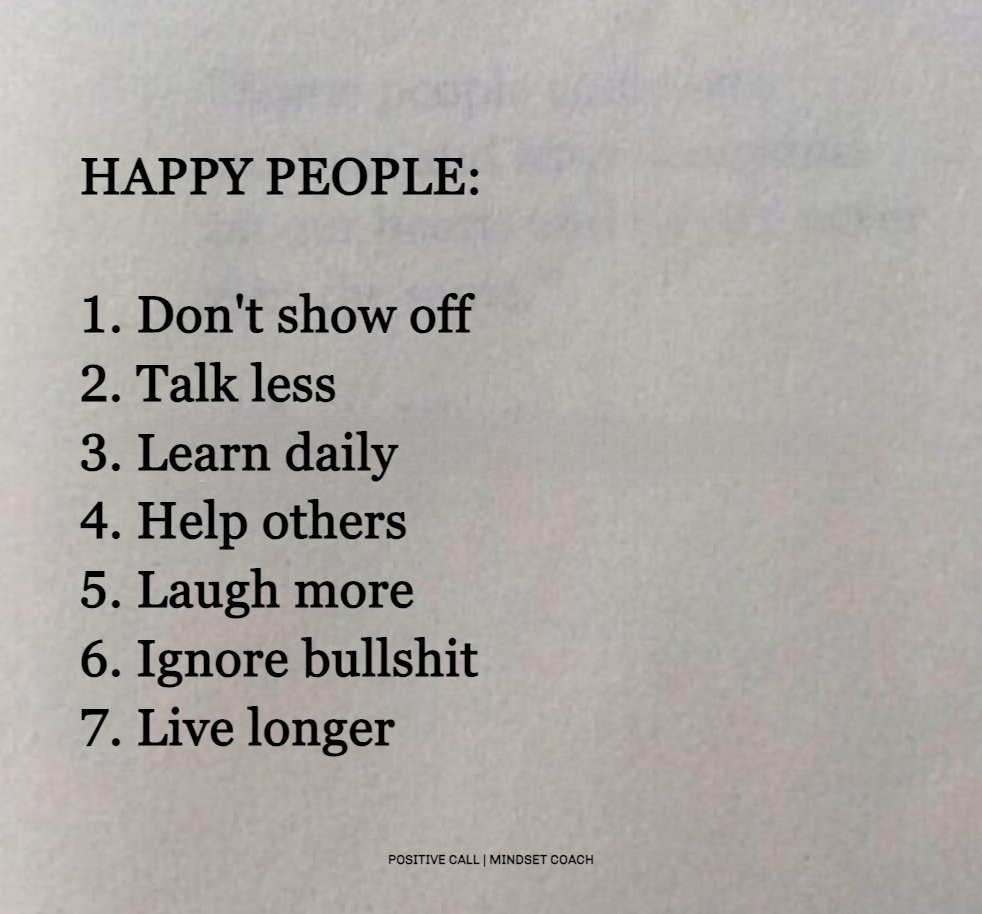 HAPPY PEOPLE: