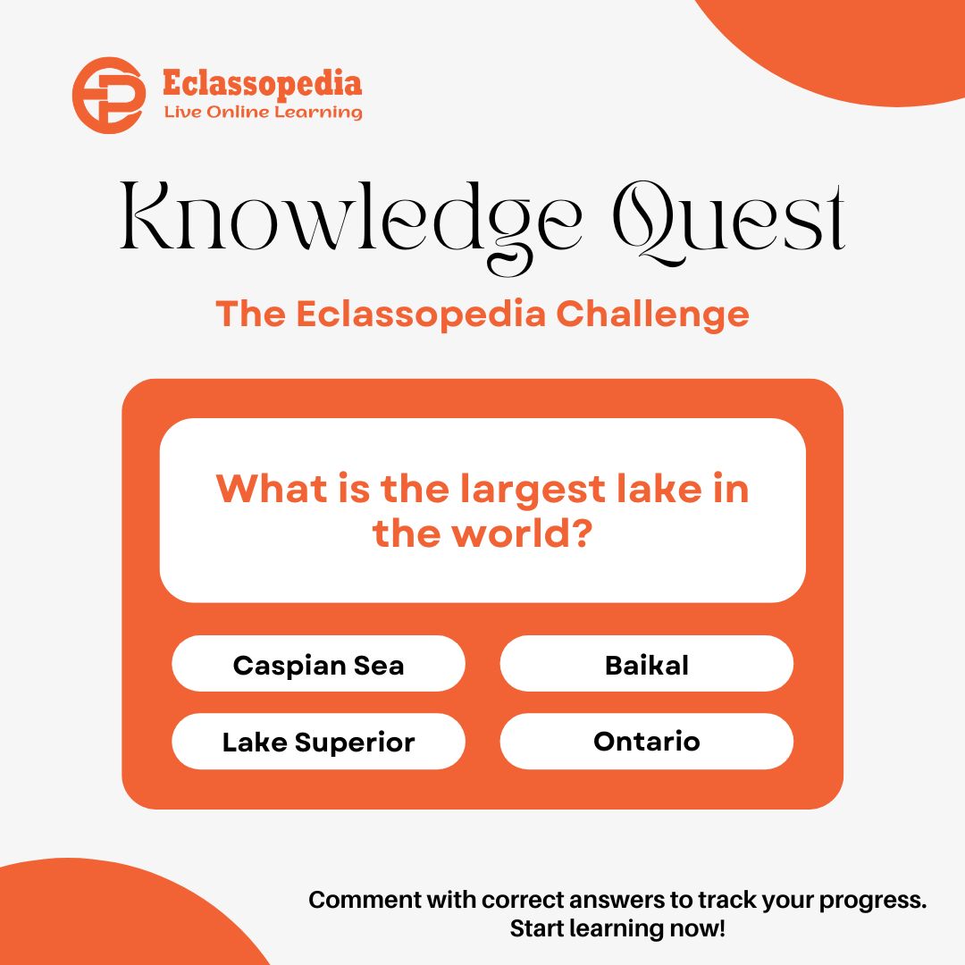 Discover the thrill of learning with Eclassopedia quizzes! Engage your mind, challenge your knowledge, and have fun while mastering new subjects. Join Eclassopedia today for an unforgettable educational adventure! #eclassopedia #quiz #quiztime #quizmaster #quizquestions #quizzes