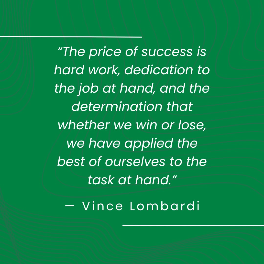 Be driven by passion, dedication, and a determined pursuit of excellence. 

Regardless of the outcome, take pride in knowing that you gave your all.

#QuoteOfTheDay #VinceLombardi
 #Investment #HomeSweetHome #HouseHunting #TopRealtor #FirstTimeHomeBuyer #HUDHomes