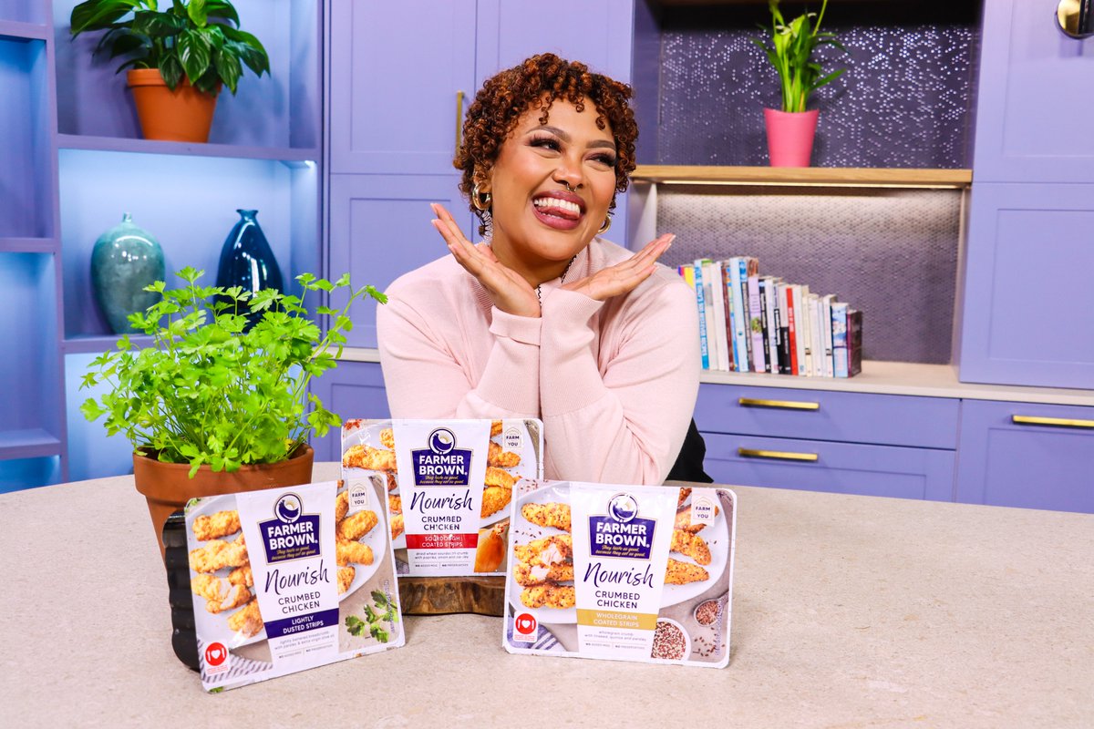 Stand the chance of winning a Farmer Brown hamper valued at R6000! 🐔
Simply tell us what you love about the versatility of the Farmer Brown Nourish Crumbed Chicken range? Don’t forget to include #FarmerBrownWay. Ts&Cs: tinyurl.com/34rf8kvw. Comp closes 16 June. #ExpressoShow