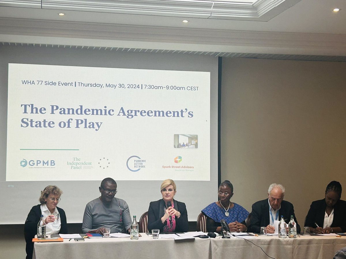 While realities from #COVID19 are still vivid, we are making efforts to recollect these memories. Imagine how much more we will forget in the next two years. @KolindaGK urging negotiators to find a way to move forward on the #pandemicagreement - and for us to support them