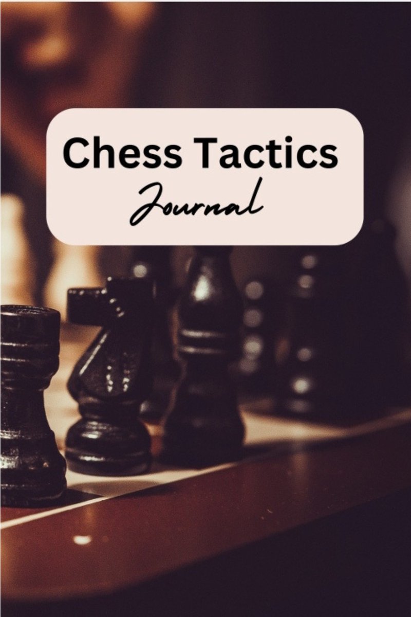alishajhawrites's tweet image. Chess Tactics journal is out now ♟️

Checkout now ✨

#chessjournal #planner #notebook