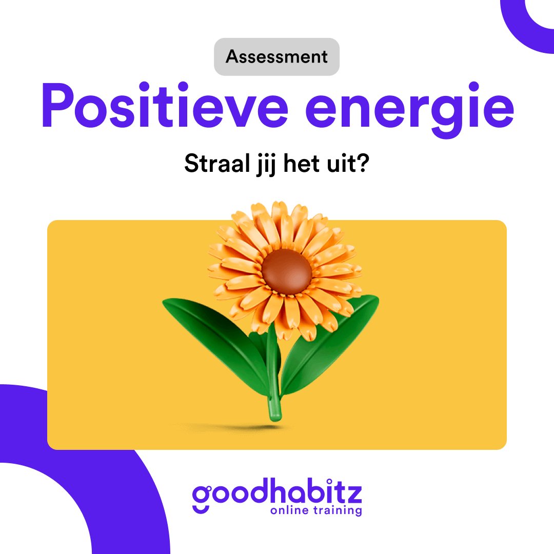 Wist je dat jij een positief effect kunt hebben op anderen? ☀️ Als je positieve relationele energie uitstraalt, kun je een blijvende, positieve impact maken op de mensen om je heen. Hoe zit dit bij jou? Test het in ons assessment: positieve energie. 🌻