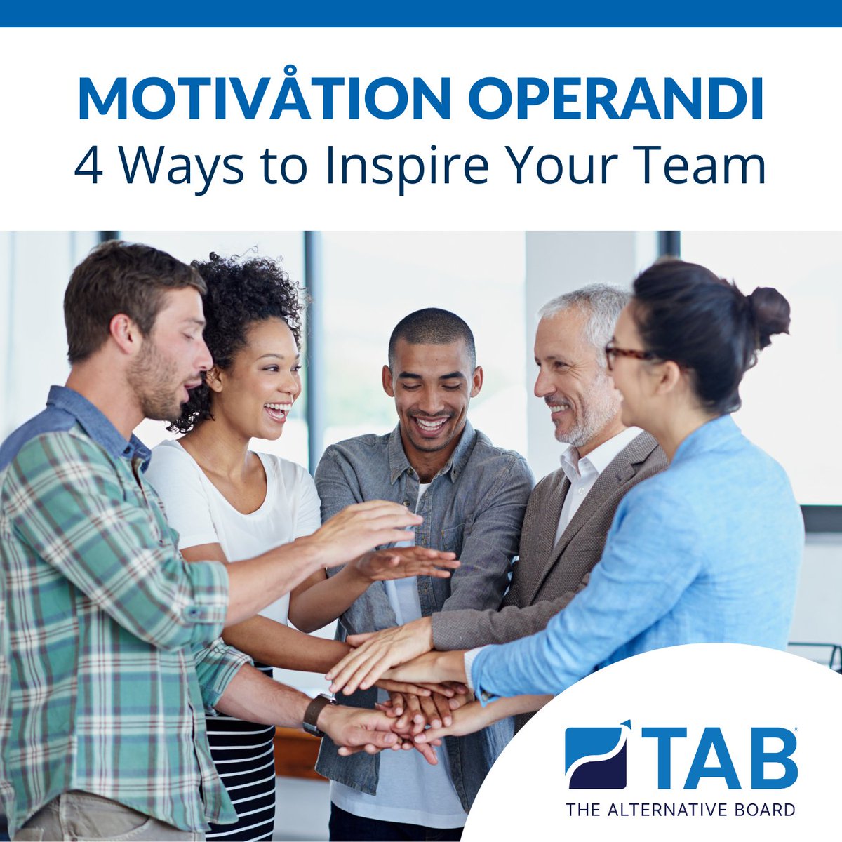 Unlock your team's full potential with effective motivation strategies! Discover 4 ways to inspire your team in this insightful article from TAB: thealternativeboard.com/blog/motivatio… 

#tabboards #businesscoaching #motivation