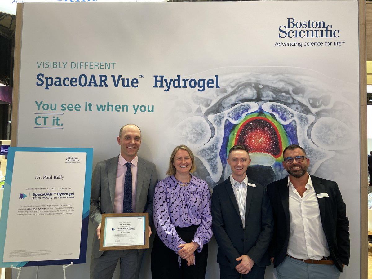 We are delighted to announce the 1st Internationally recognised physician as a participant of the #SpaceOAR Expert Implanter Programme. Dr @PaulKRadiation, Consultant Radiation Oncologist at @UPMCHillmanCC/@BonsCancerCork. Please join us in celebrating this milestone! #BSCEMEA