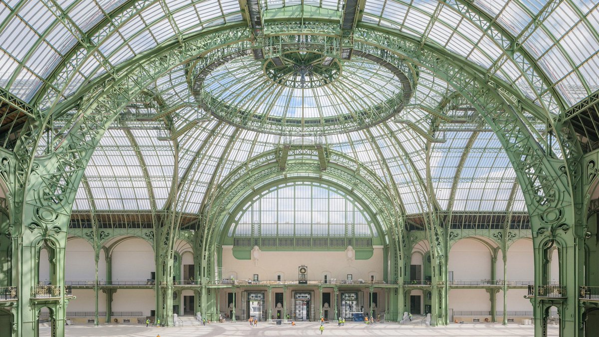 Restauración del Grand Palais de París, que albergará las competiciones de esgrima y taekwondo para los Juegos Olímpicos de París 2024.
Un proyecto de Chatillon Architectes.