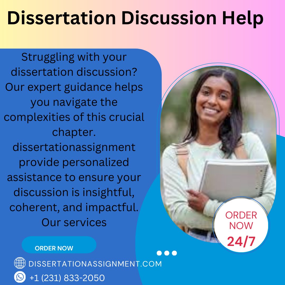 Payessaywriting's tweet image. Dissertation Discussion Help
#DissertationDiscussionHelp
#DissertationHelp
#DiscussionHelp
#DiscussionDissertationHelp
#DiscussionDissertation
Order Now: dissertationassignment.com/dissertation-d…
WhatsApp link:wa.link/r8suly